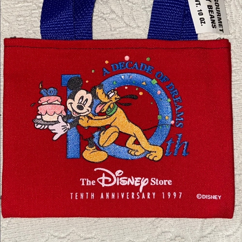 Disney Store 10th Anniversary Mini Cotton Bag